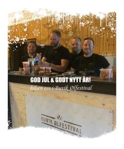 Julehilsen fra oss i Buvik Ølfestival