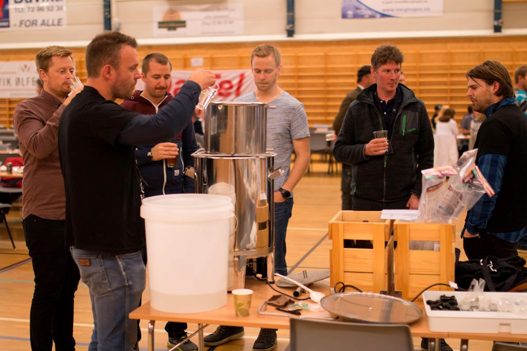 Brewlab brygget på sin stand