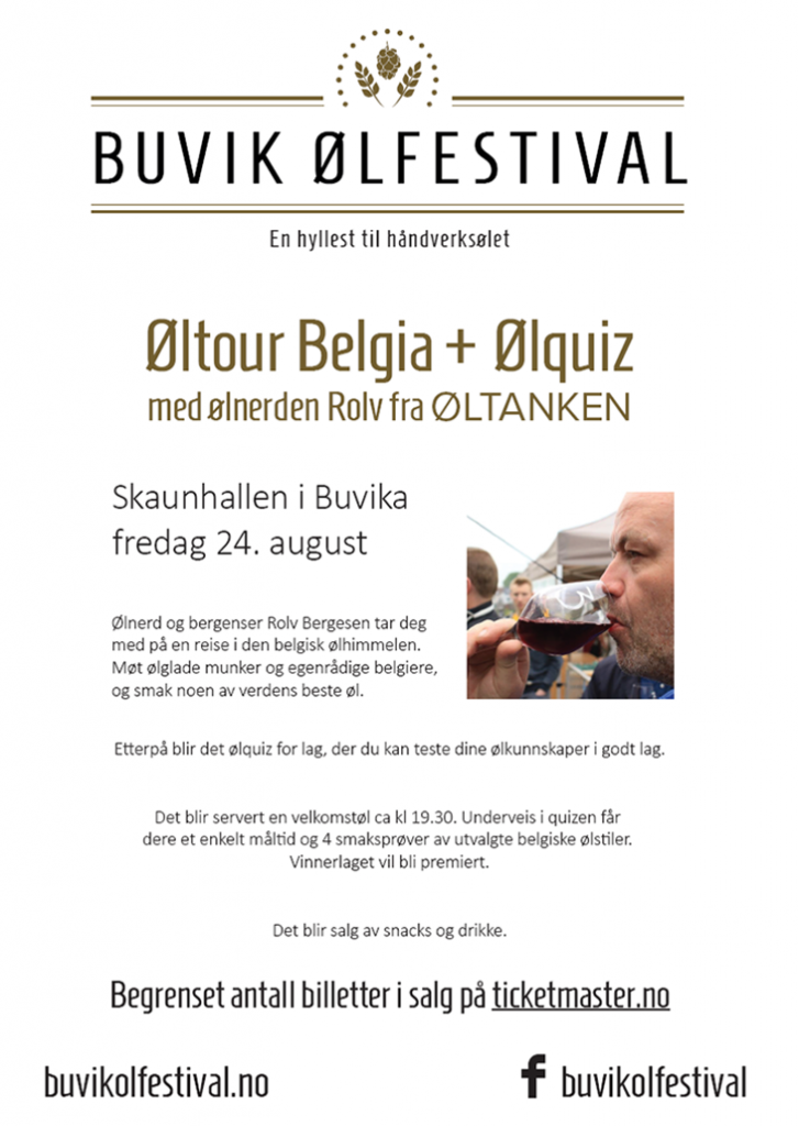 Fredagsarrangement Buvik ølfestival 2018