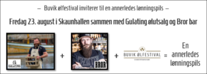 En annerledes lønningspils fredag 23. august 2019 med Gulating ølutsalg Byhaven og Bror Bar