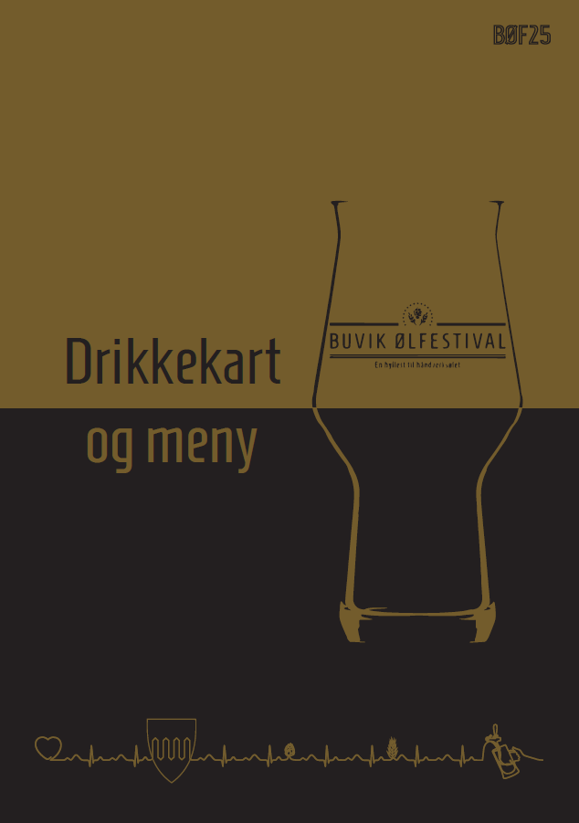 Menyen til Buvik ølfestival 2025